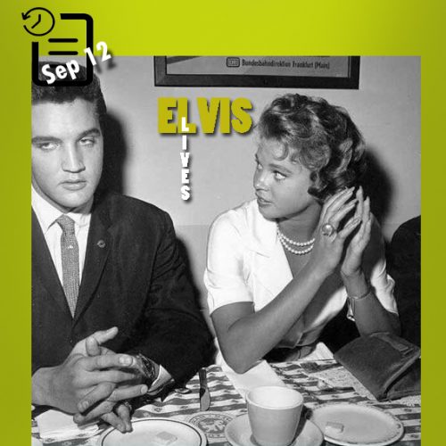 الویس و ژولیت پراوز،همبازی اش در فیلم G.I. Blues چنین روزی 12 سپتامبر 1960