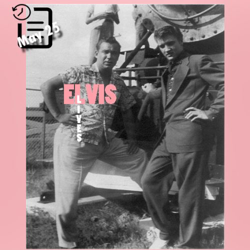 الویس و بیل بلک در شهر مریدین، می سی سی پی چنین روزی 25 مه 1955